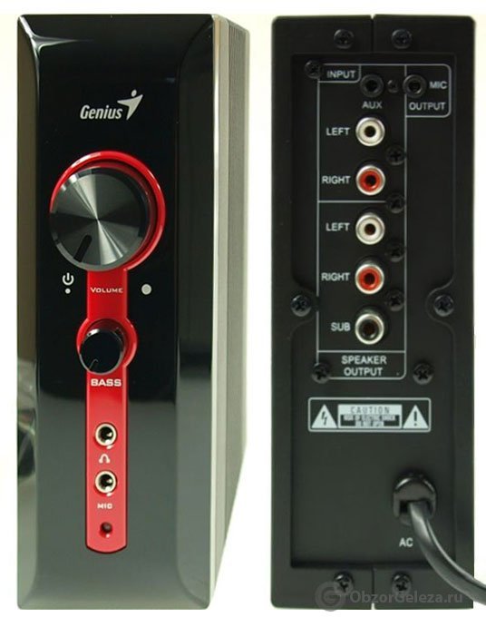 Акустическая система от Genius SW-V2.1 1250. . Она состоит с 5.25 ни