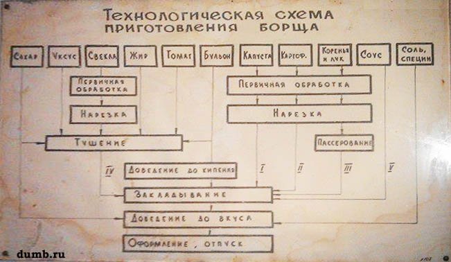 Курсовая работа по теме Технологический процесс приготовления 'Борща украинского'