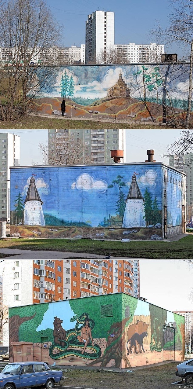 Цветные дворы Москвы