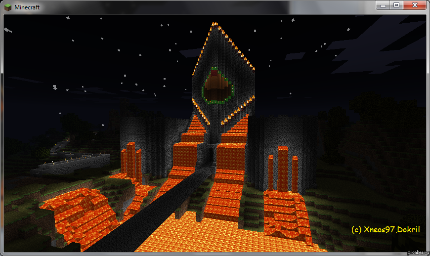 Цитадель зла для Пикабу(Minecraft).