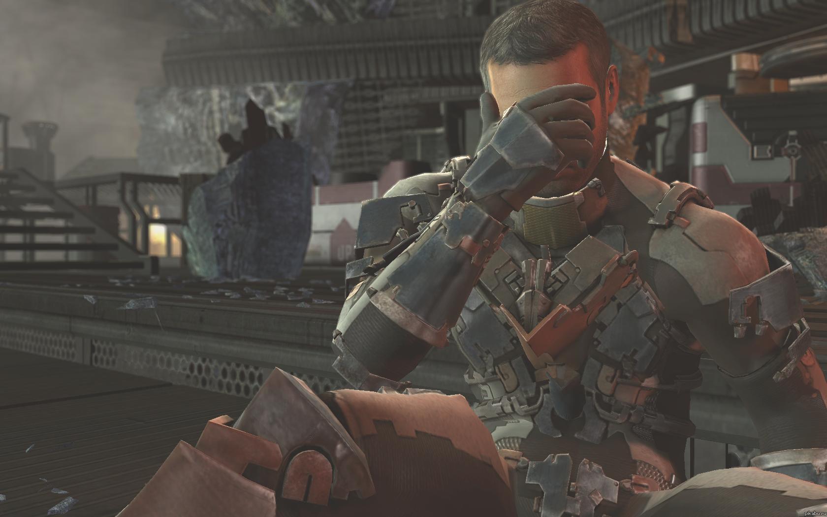 dead space  facepalm