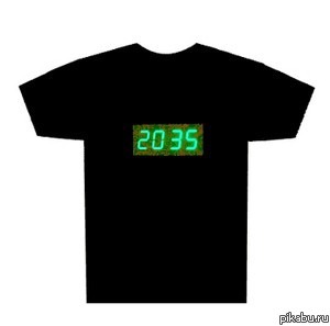 Футболка-часы