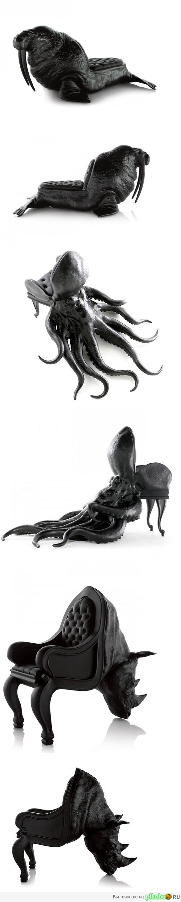 Коллекция «животных» кресел Maximo Riera