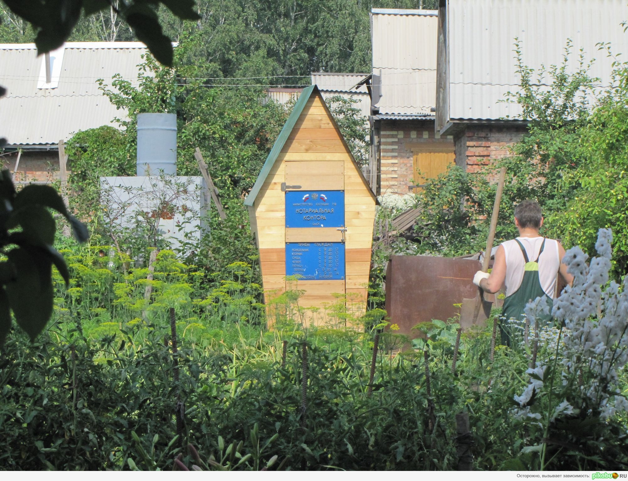 Вот такой вот WC.... дачный