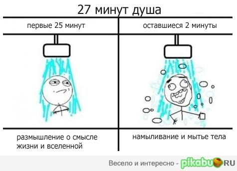 27 минут душа