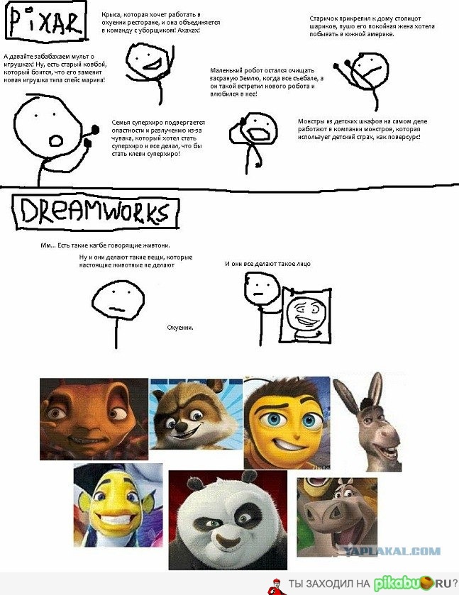 Pixar vs Dreamworks