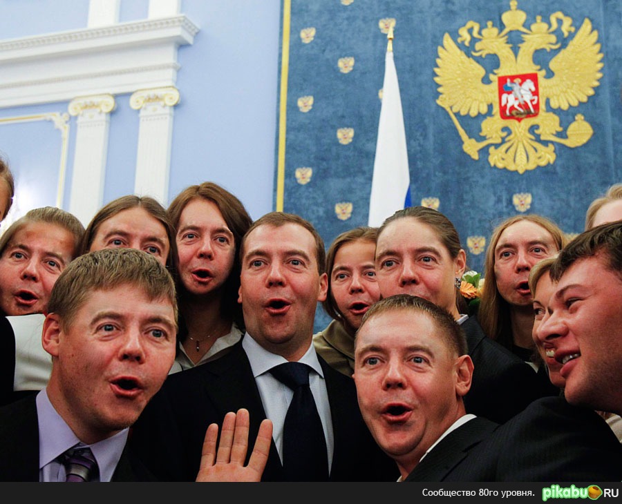Medvedev's facebomb
