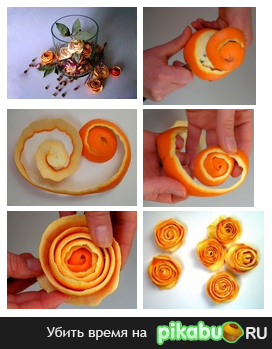 Апельсиновые розочки