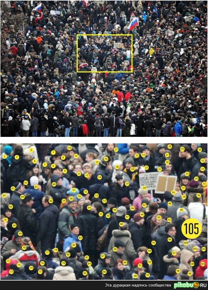 А просчитать бы так весь митинг