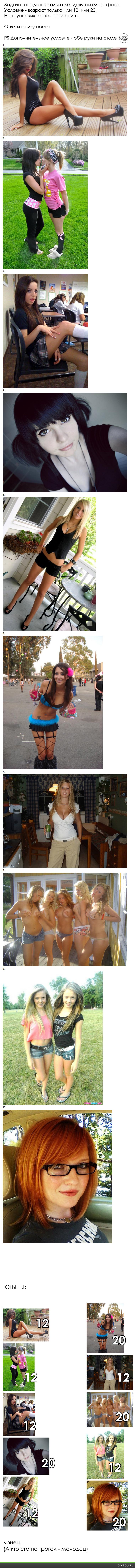 Небольшая игра. Угадайте - сколько лет этим девушкам? =)