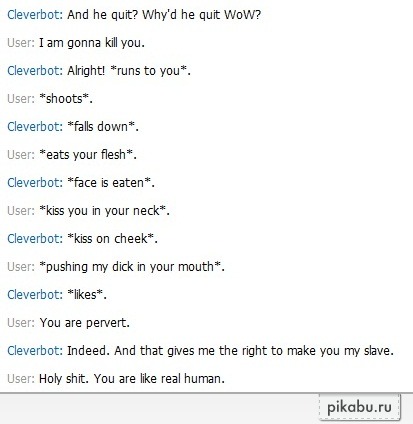 Cleverbot.   .      !      .       )