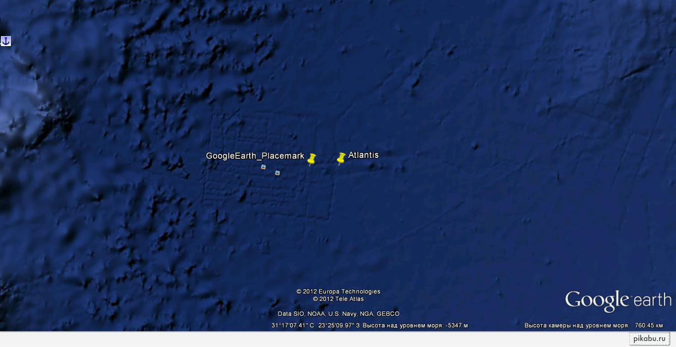 Интересный объект нашел в Google Earth