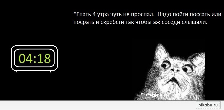 Чуть не проспал!
