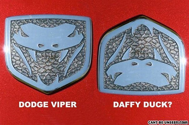 Dodge Viper = Daffy Duck ?
WTF??