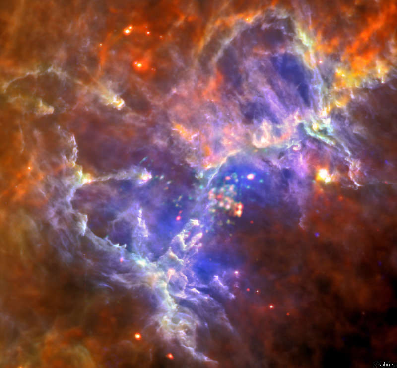 Внутри туманности Орла.