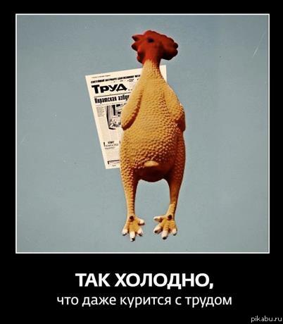 Так холодно...