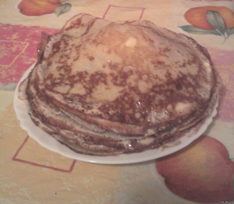 Вот такие вот блины - испекли сегодня Я)