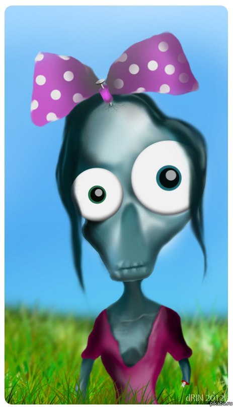 Как насчет такого зомби? (Работа моего друга)