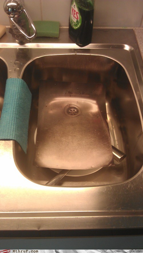 Если не хочется мыть посуду