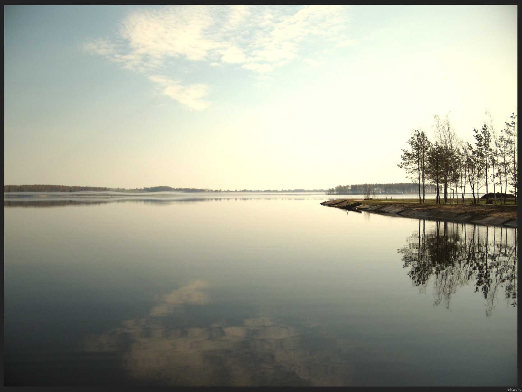 Тихое утро. Нижегородская область, Чкаловский район.