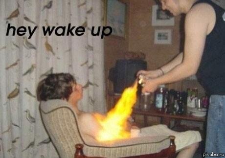 Утро в общаге