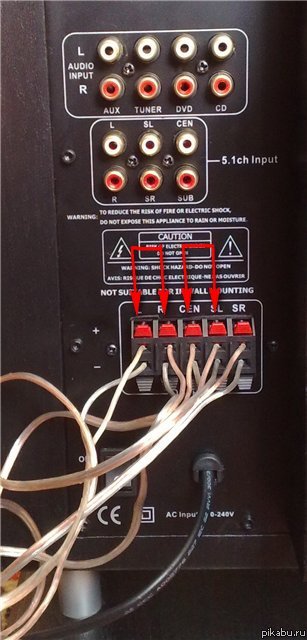 Троллинг с колонками 5.1