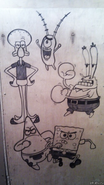 Друзья попросили как-то преобразить дверь...