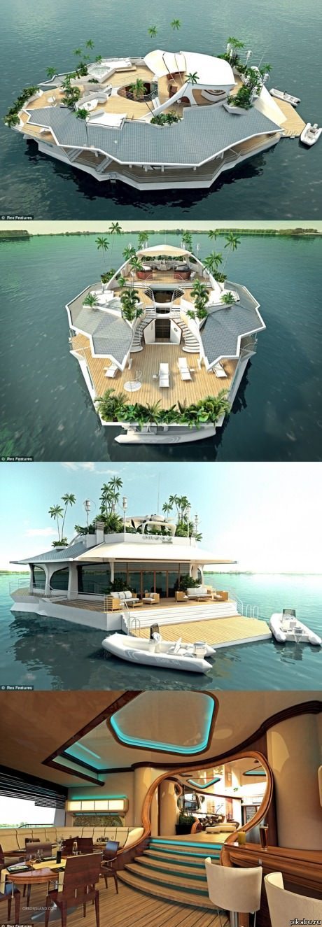 Плавающий дом от дизайнера Габора Орсоса /Gabor Orsos/