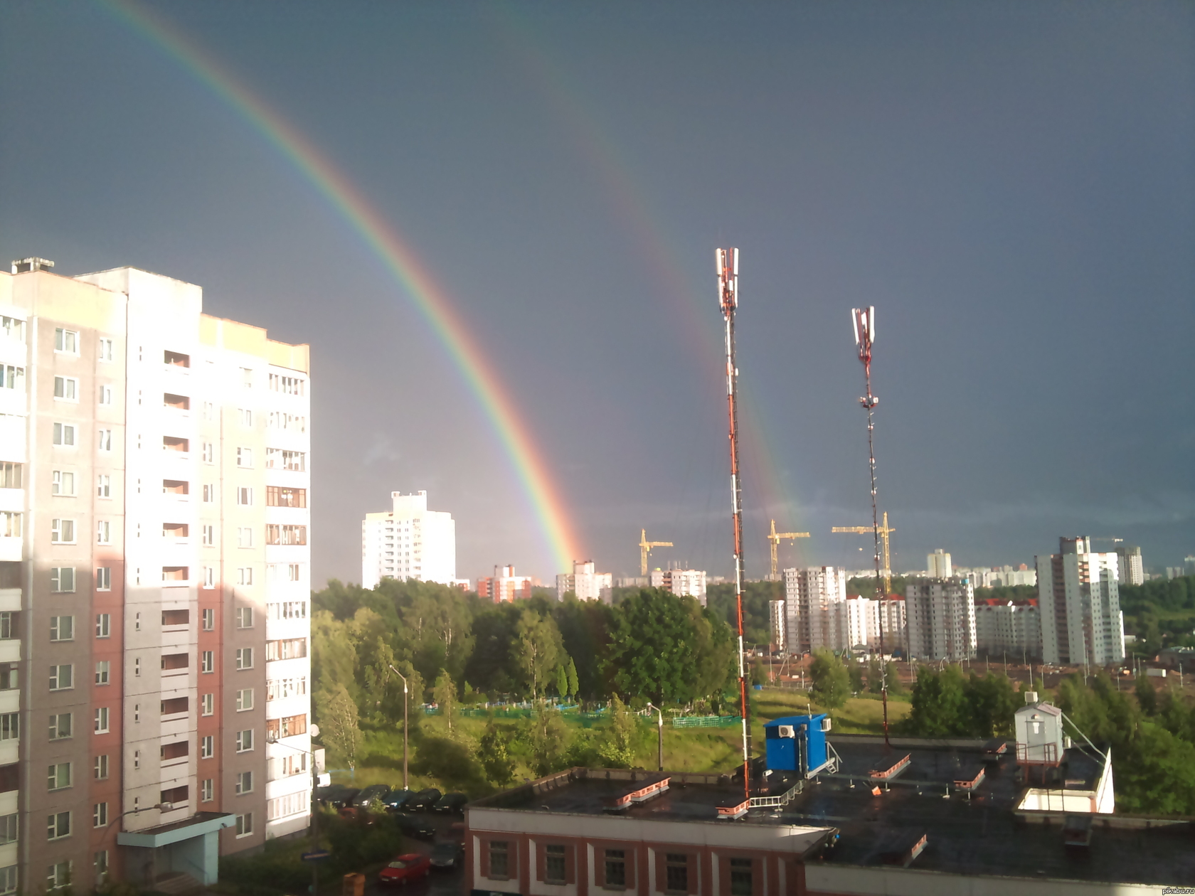 а у нас сегодня радуга)
