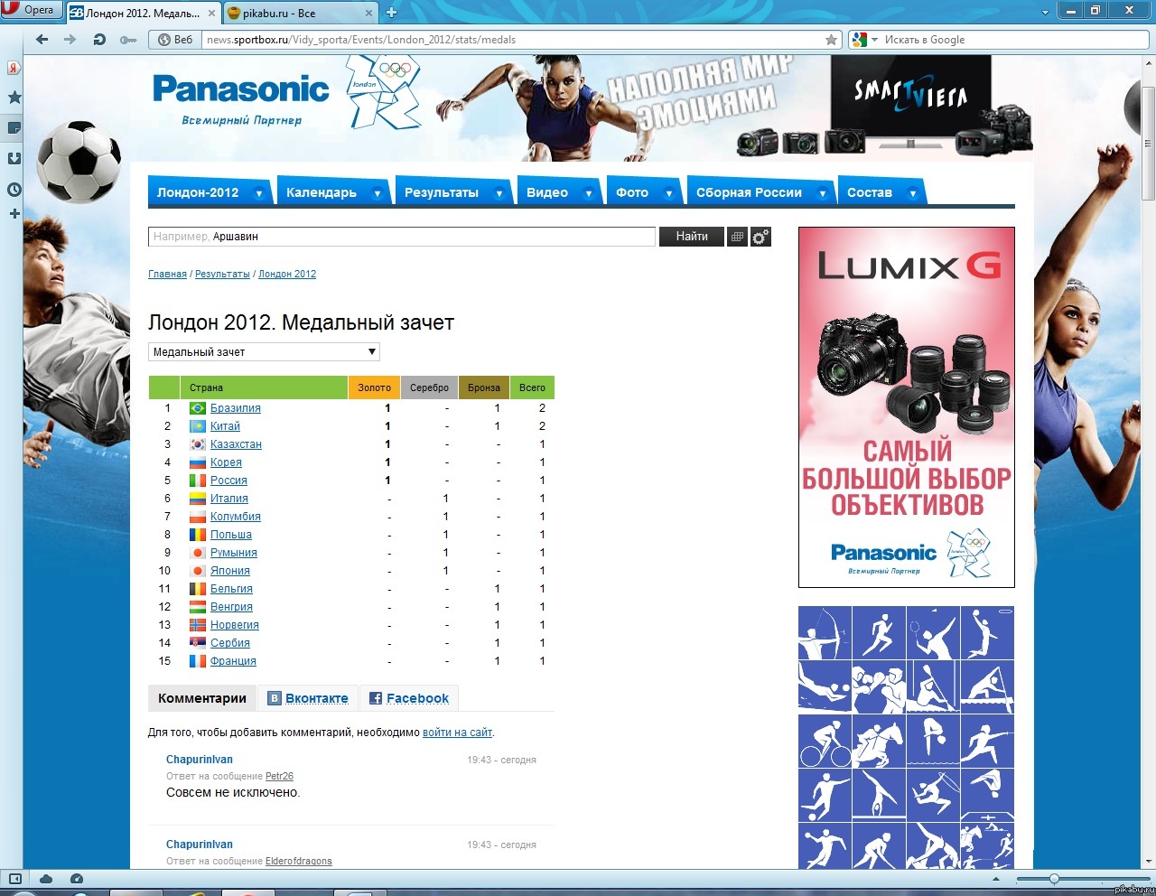 Главное - флаги не перепутать. Sportbox рулит!