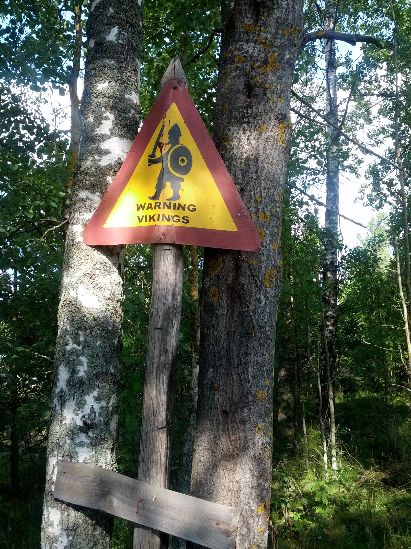 warning vikings