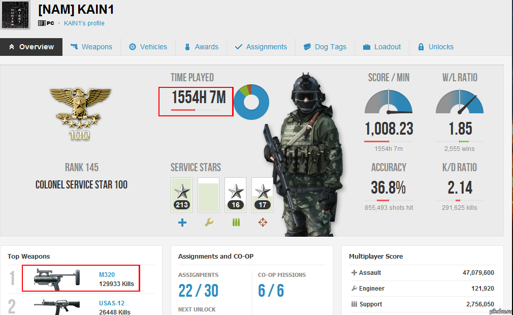 BF3, �������� ������