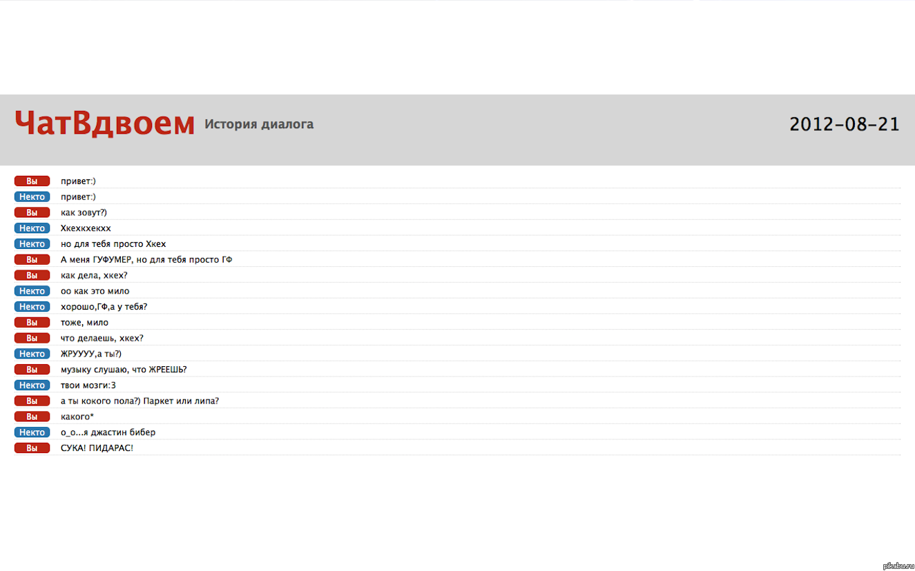 Чат в двоем)
