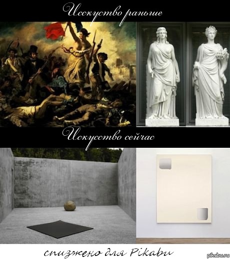 Искусство раньше и сейчас