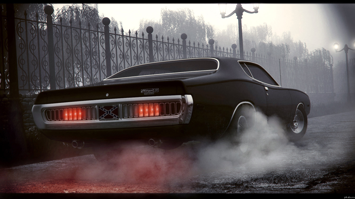  3D , Dodge Charger 1974  !)   ,  .     ...