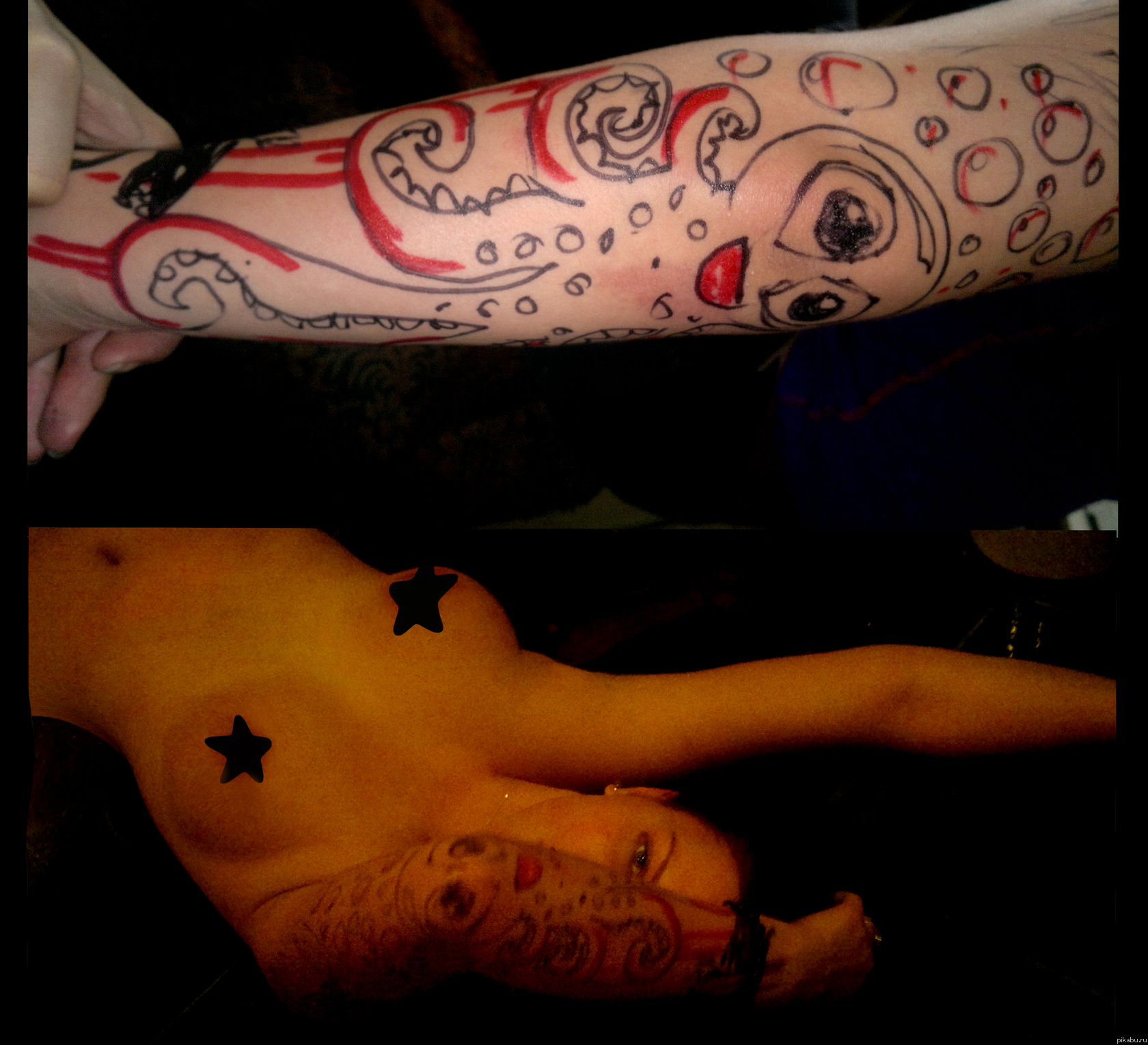 Ребят, зацените татуировку.