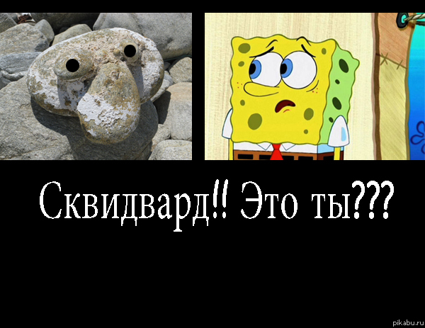 сквидвард это ты?!