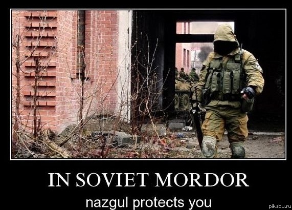in soviet mordor nazgul protects you
