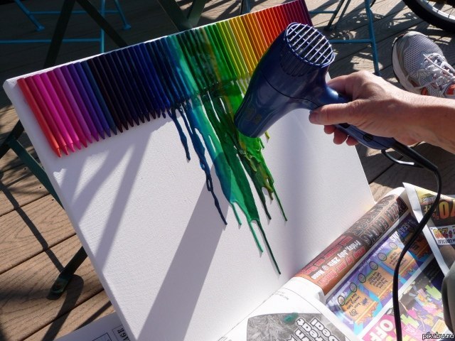 Искусство рисования феном