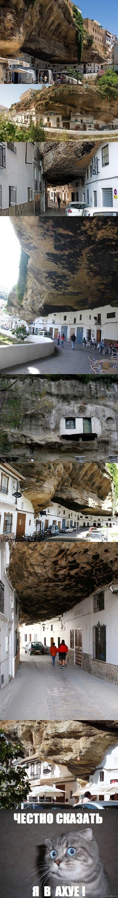 Удивительный городок в скале: Сетениль-де-лас-Бодегас