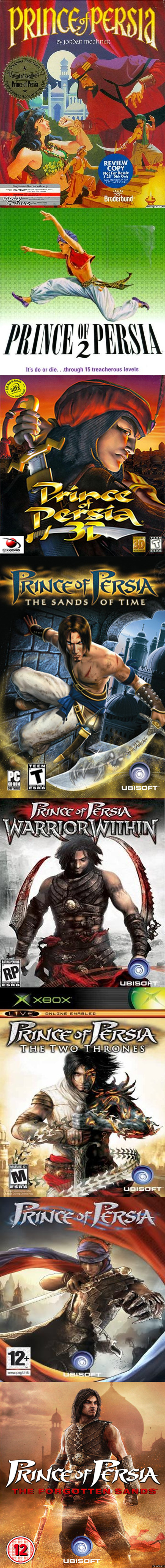 "Prince of Persia" Какая лучше? В какие играли? И нравится ли серия в общем?