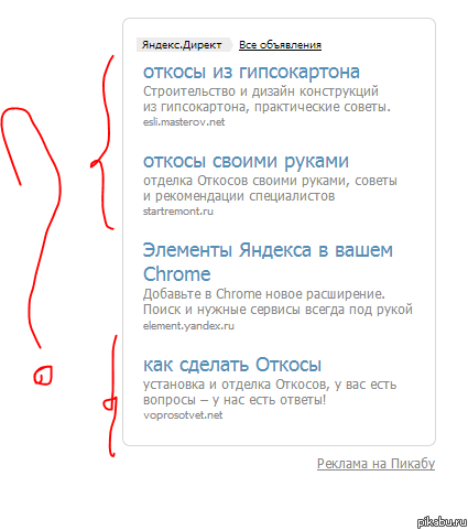 Откуда он знает, что мне нужно сделать откосы?