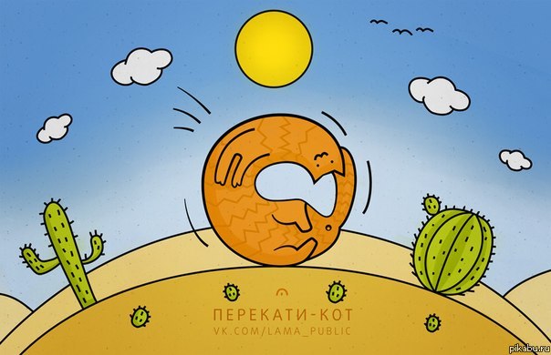 написано перекатикот...я одна вижу колобка в очках?