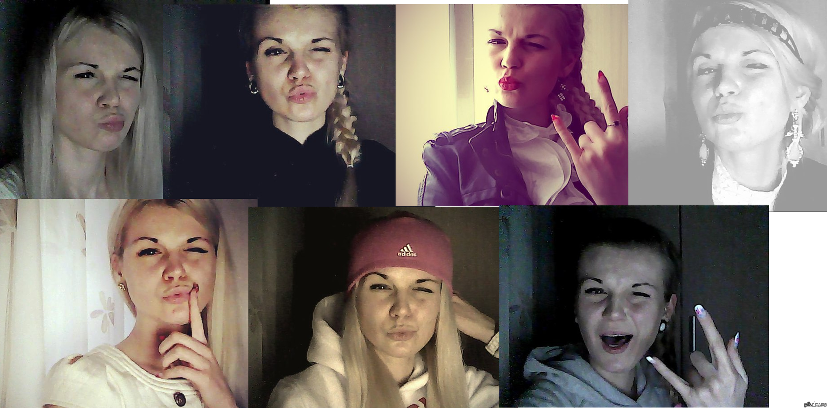 Вот так зайдёшь на страничку к девушке...