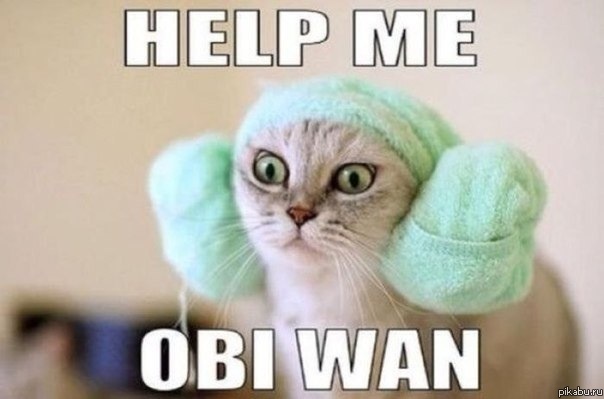 Help me Obi Van 