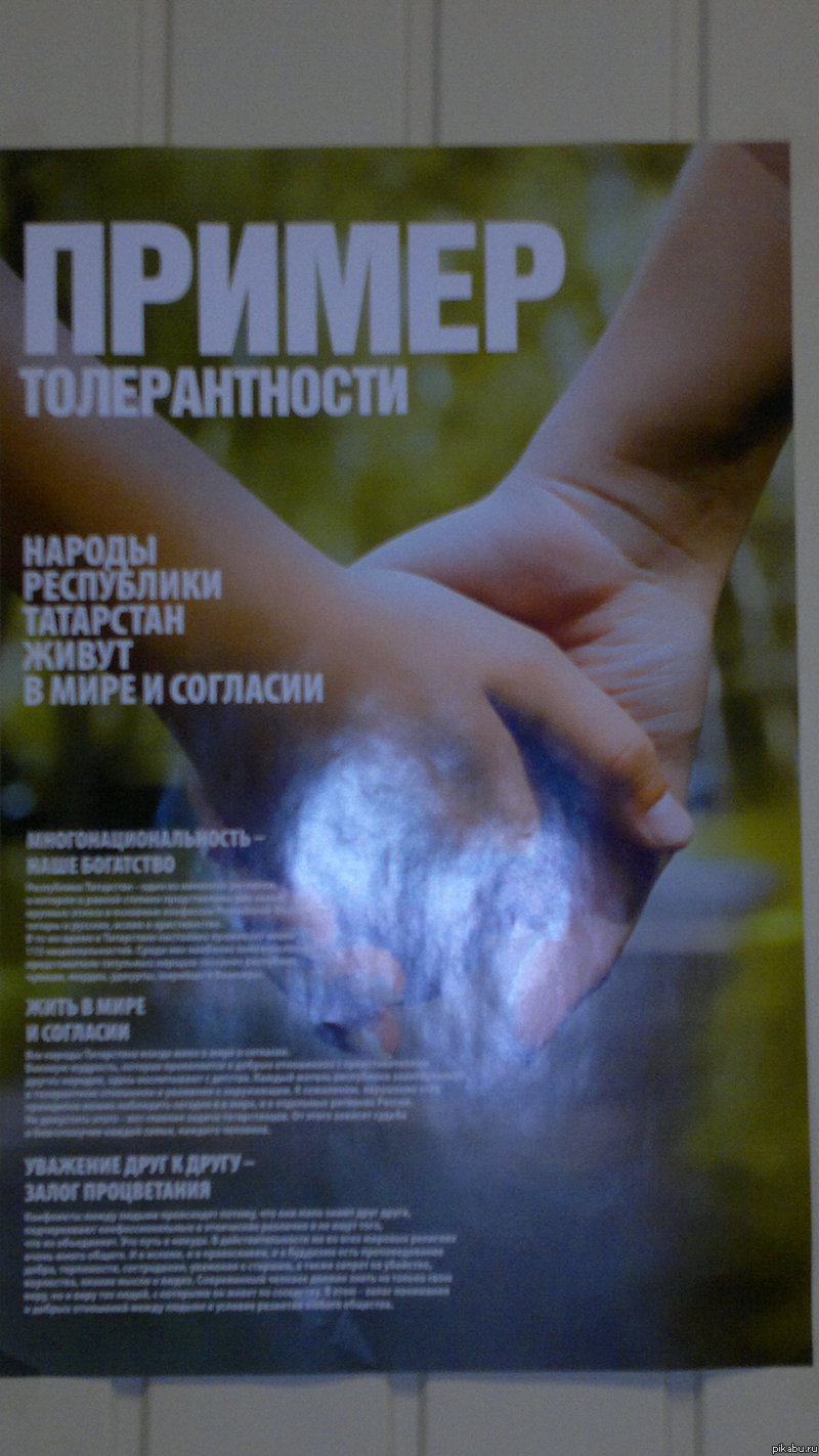 Пример толерантности