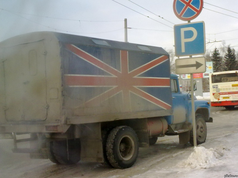 Гламурный Омский грузовик
