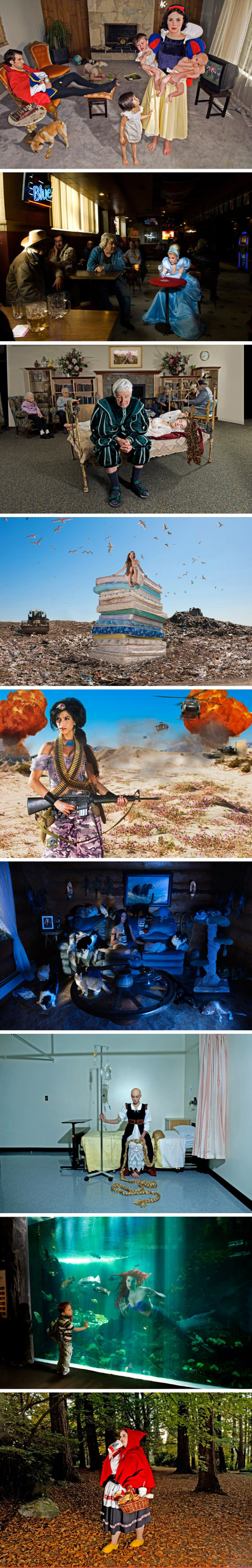 Героини сказок в нашем мире.