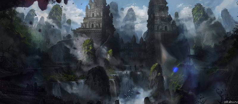 ���, Temple Falls, by boc0