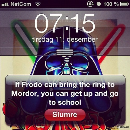 Новое приложение для айфон - Будильник Дарт Вейдер